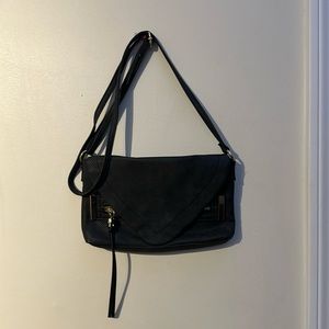 Nicole Miller black crossbody purse